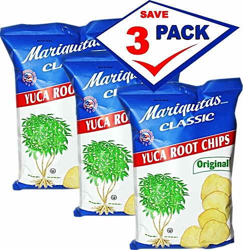 Mariquitas Yuca Chips 6.5 oz Pack of 3